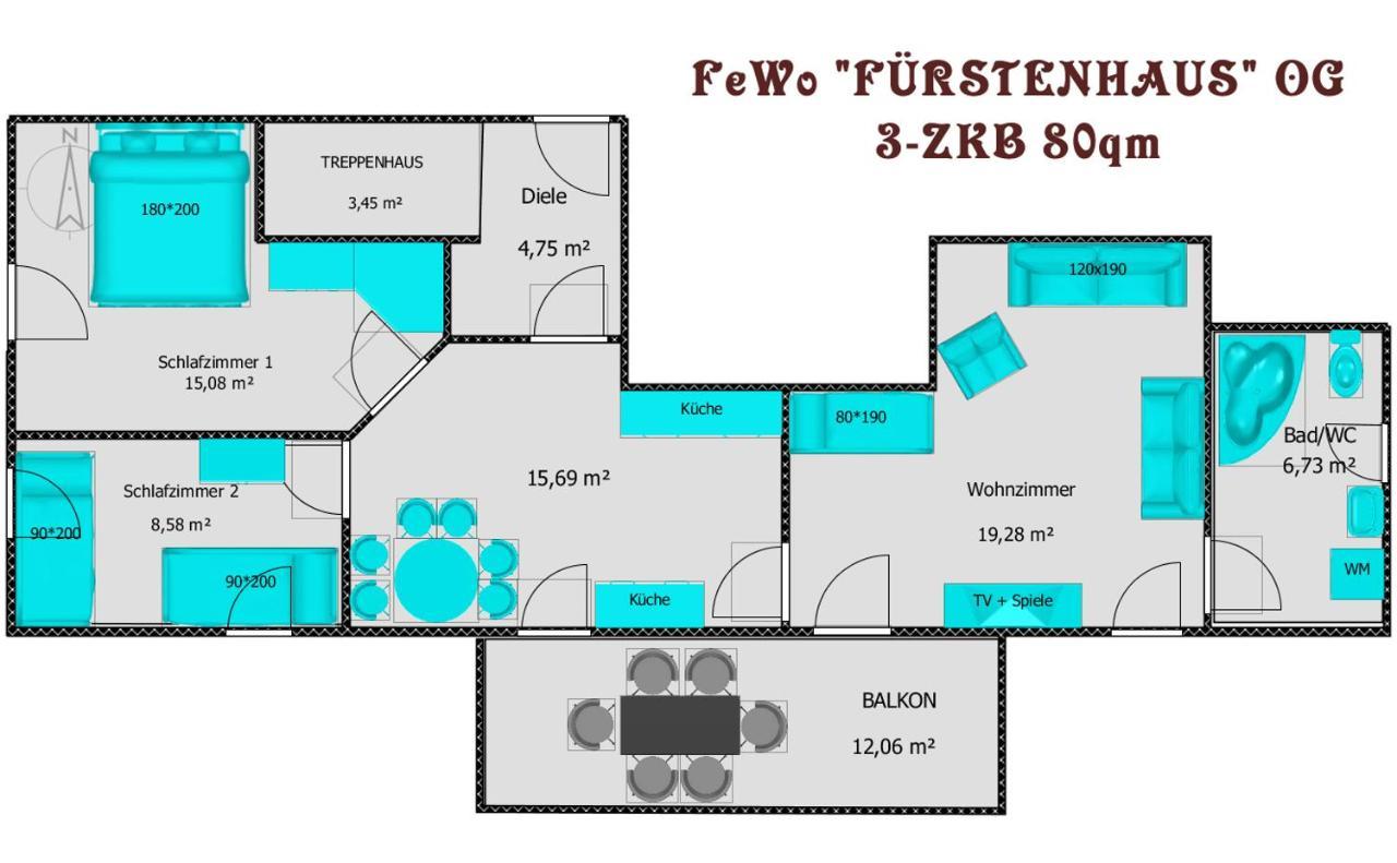 "Fuerstenhaus" Og Hofgeismar-Zentrum! Esterno foto